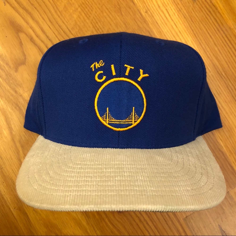 Mitchell & Ness Golden State Cord Snapback Hat